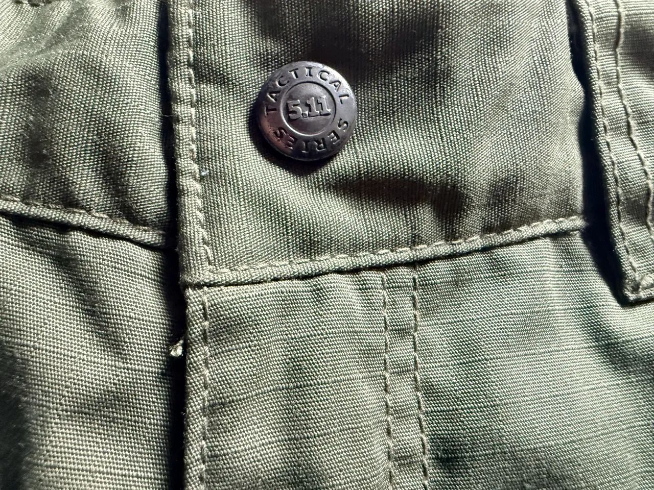 Calça Tática 5.11 Cargo Verde com protetor no joelho em Ripstop Nova Importada  - Foto 4
