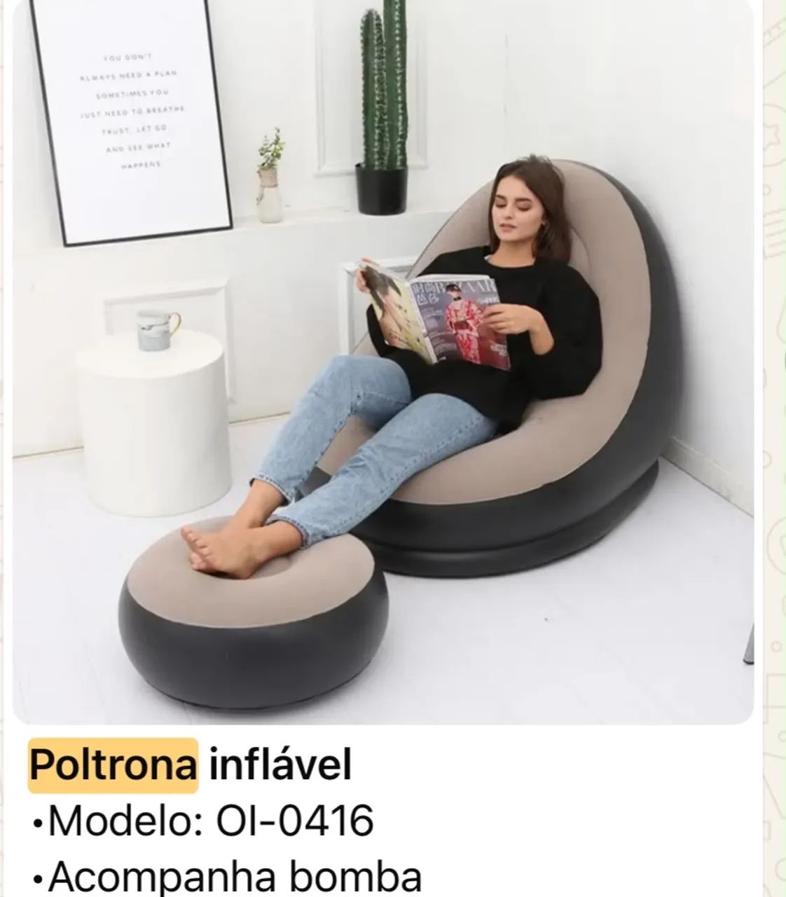 Sofá inflável  - Foto 3