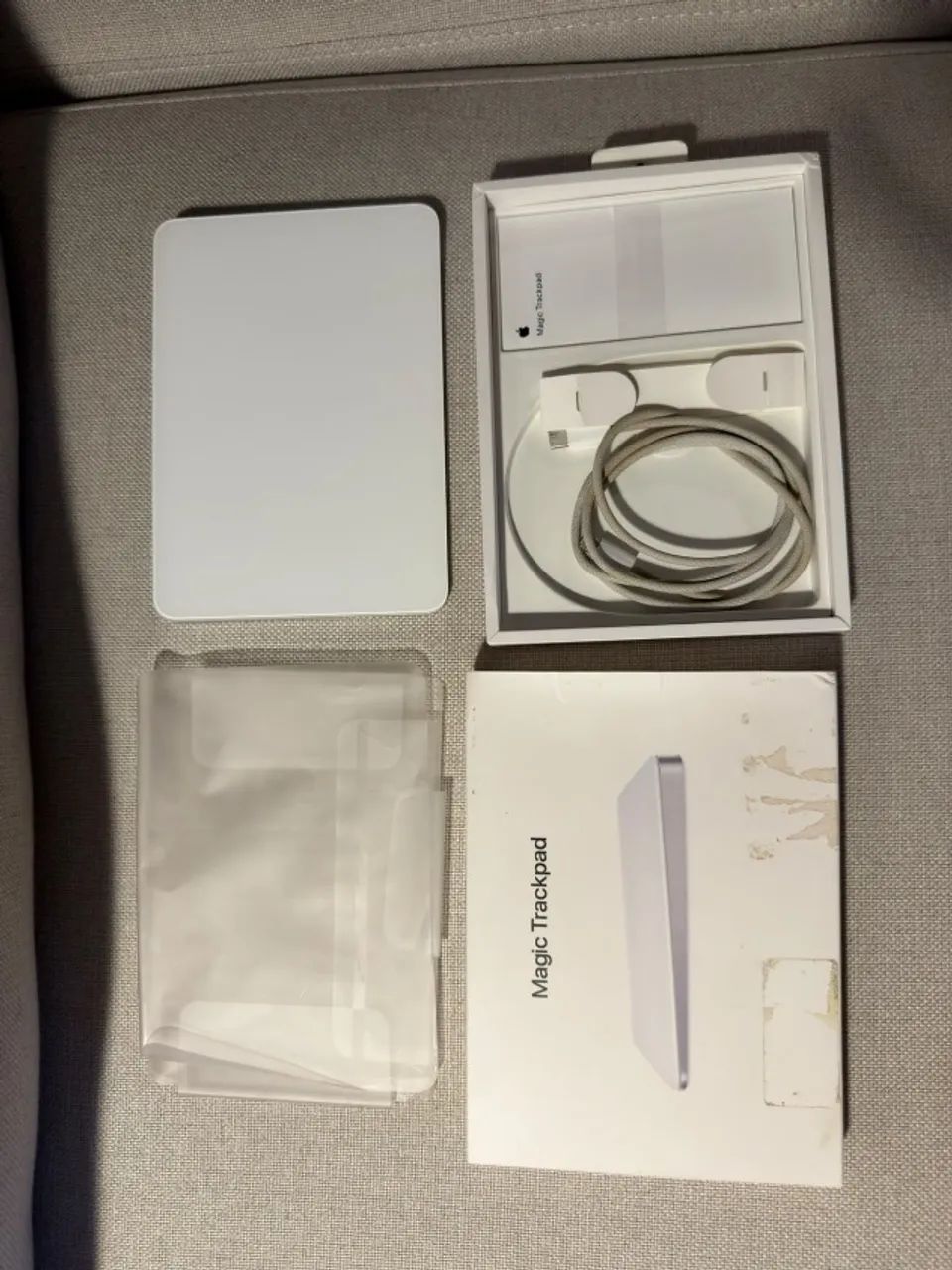 Apple Magic Trackpad com caixa e cabo - Foto 4