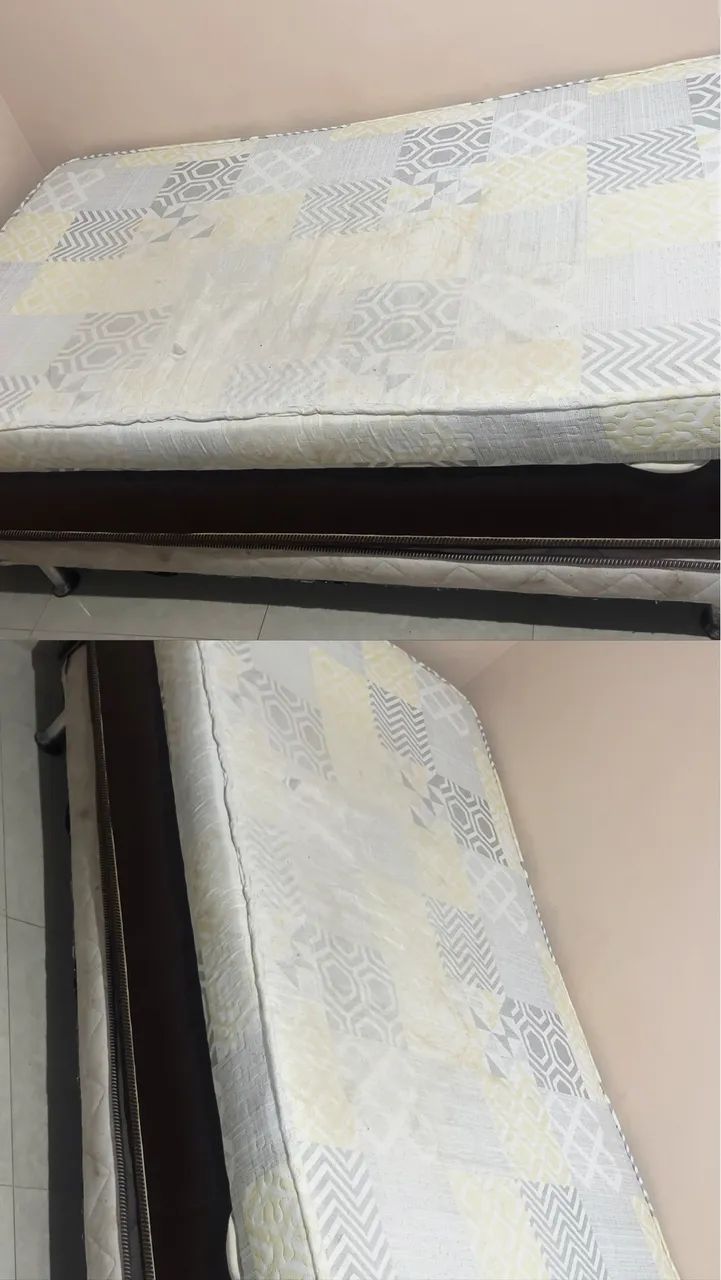 CAMA SOLTEIRÃO COM BAÚ E BICAMA