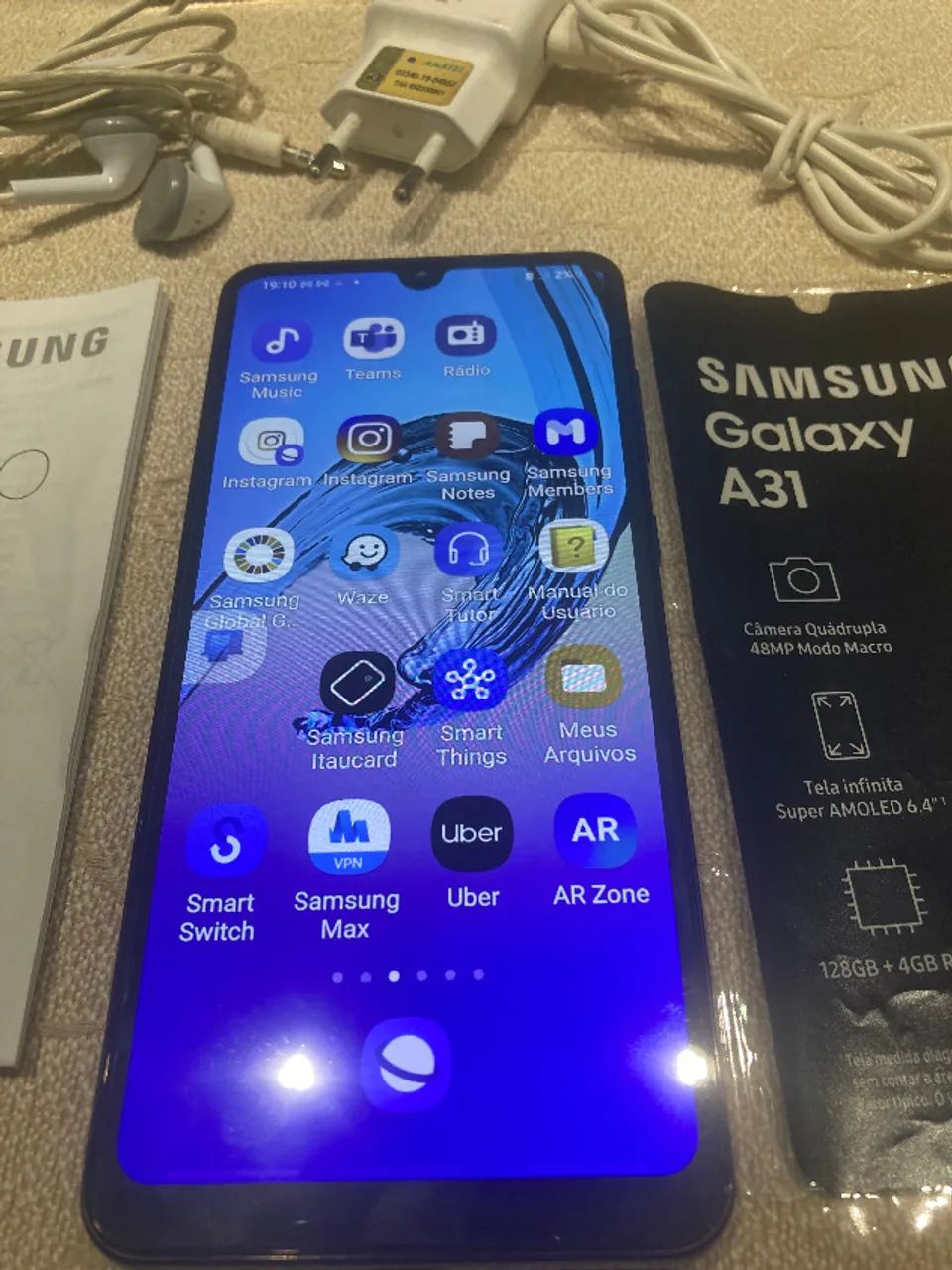 celular  samsung A31 azul - Foto 5