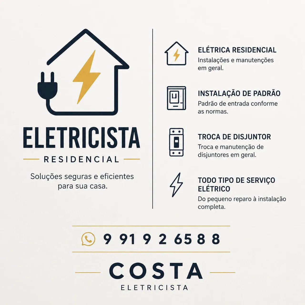Eletricista residencial 