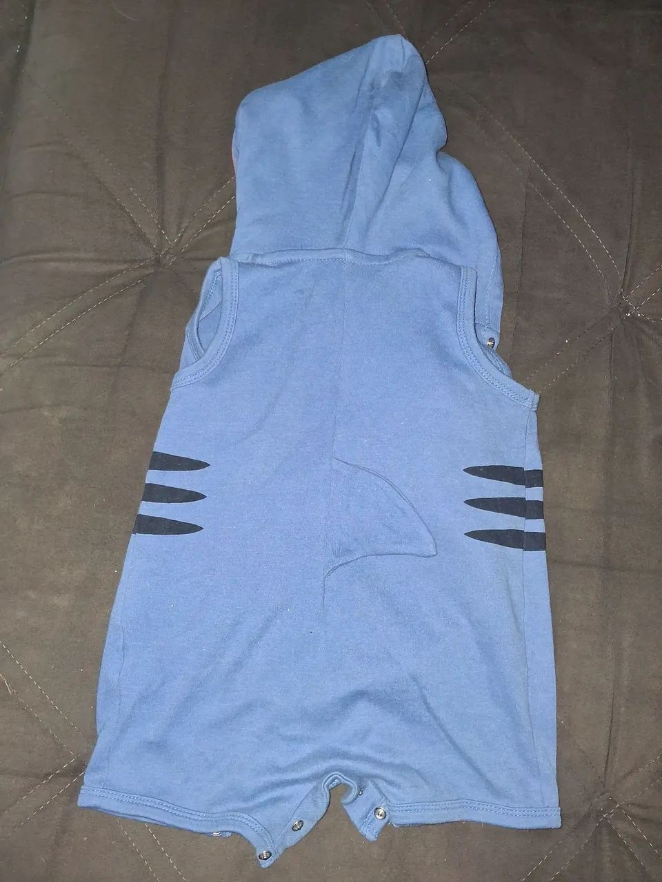 Roupa / fantasia tubarão para bebe 6 a 9 meses - Foto 5
