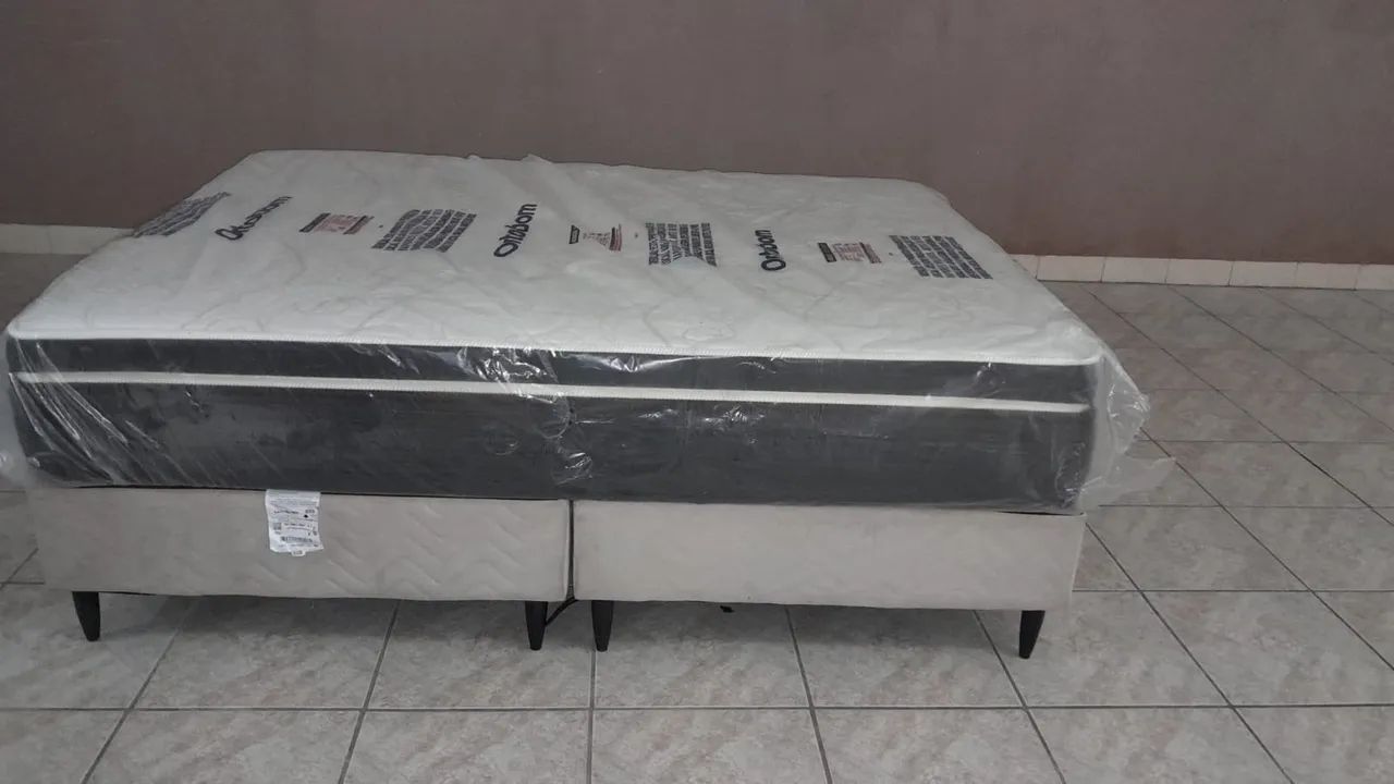 CAMA QUEEN - Base e Colchão BELLONA da Ortobom - Foto 3