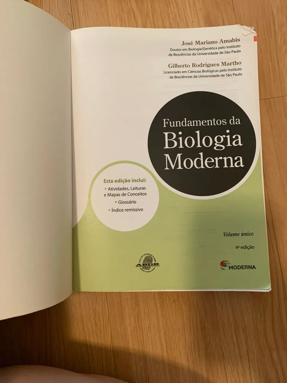 Fundamentos da Biologia Moderna | Amabis e Martho | Volume Único + CD - Foto 2