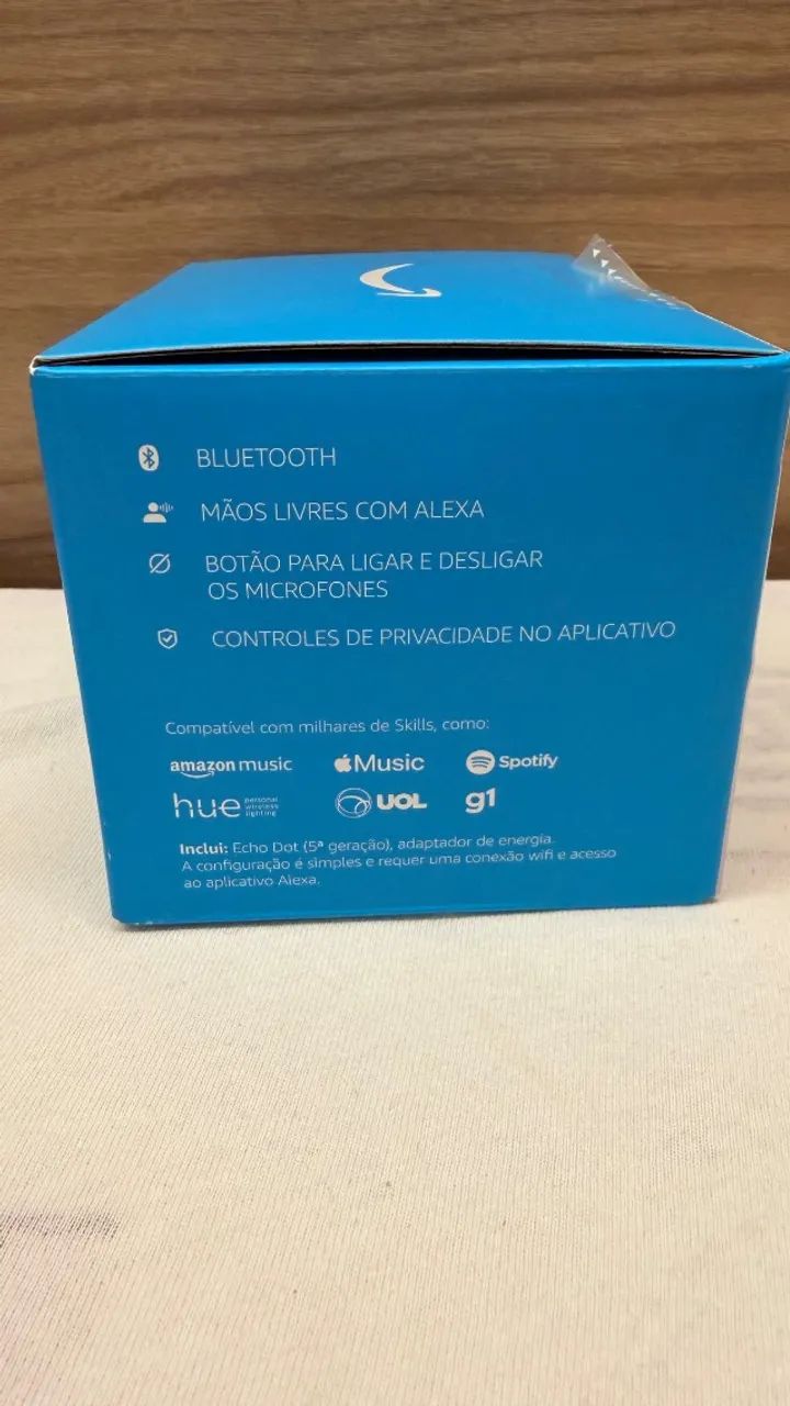 Echo Dot 5ª geração, Alexa, Smart Speaker, preto. - Foto 2