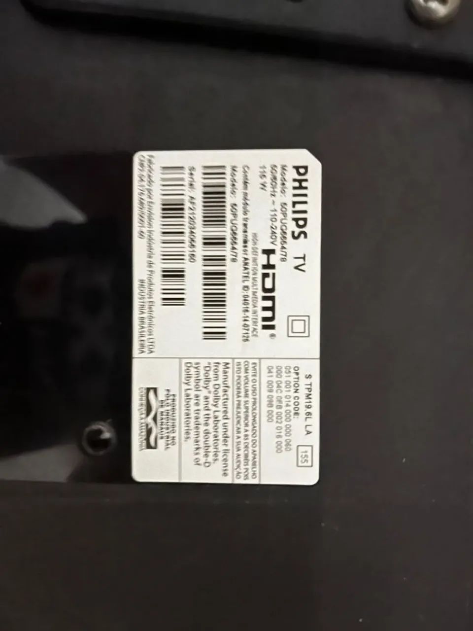TV COM DEFEITO PHILIPS 50P - Foto 3