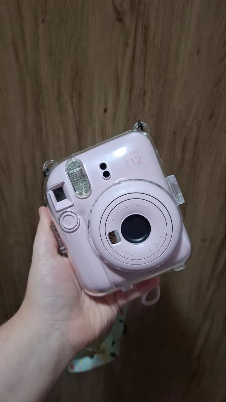 Câmera instax mini 12 (polaroid) rosa - Foto 3