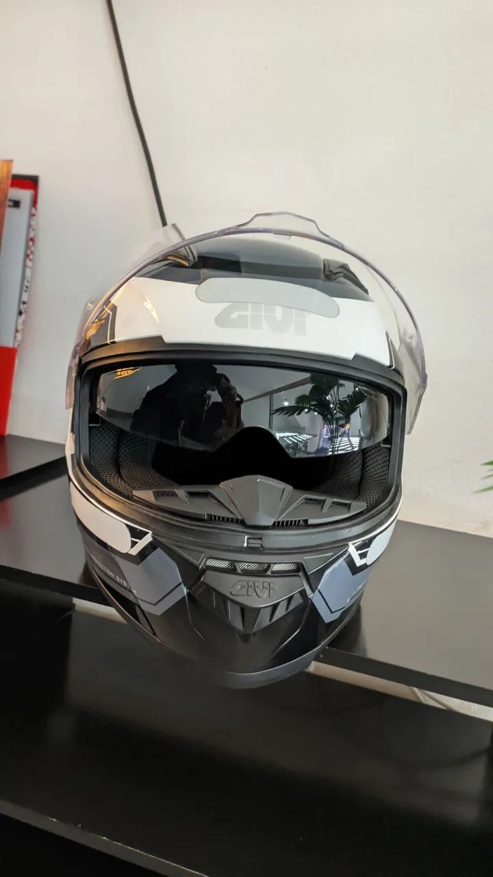 Capacete Givi 50.5 Original C/óculos  - Foto 2