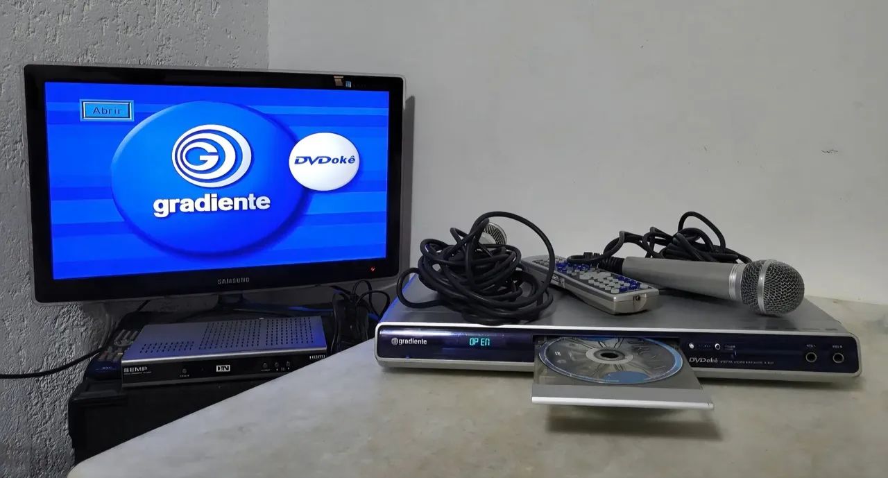 DVDokê Gradiente - K340. - DVD, Blu-Ray e Vídeo Cassete - Bosque