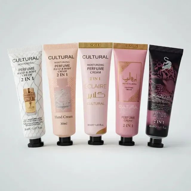 Kit 5 Cremes Hidratantes Perfumados Para Mãos E Corpo 30ml - Foto 4