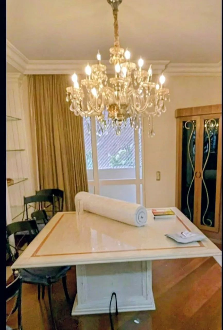 Mesa de mármore Travertino Romano bege 8 lugares - Foto 3