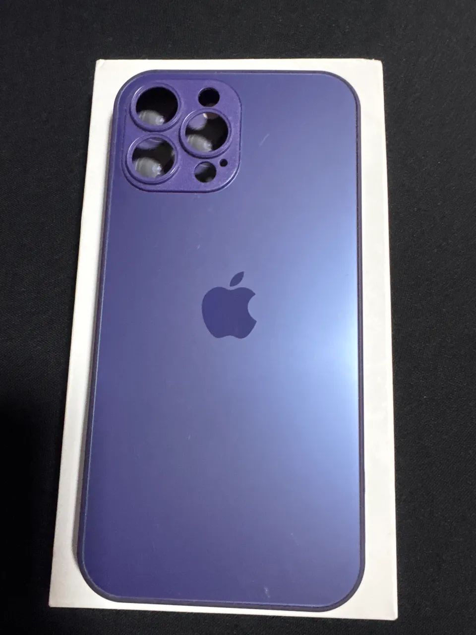 Case luxo iPhone 13 Pro Max  case de vidro glass premium - Foto 4