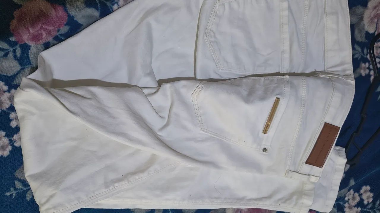 Calça Lez a Lez branca 40 - Foto 2
