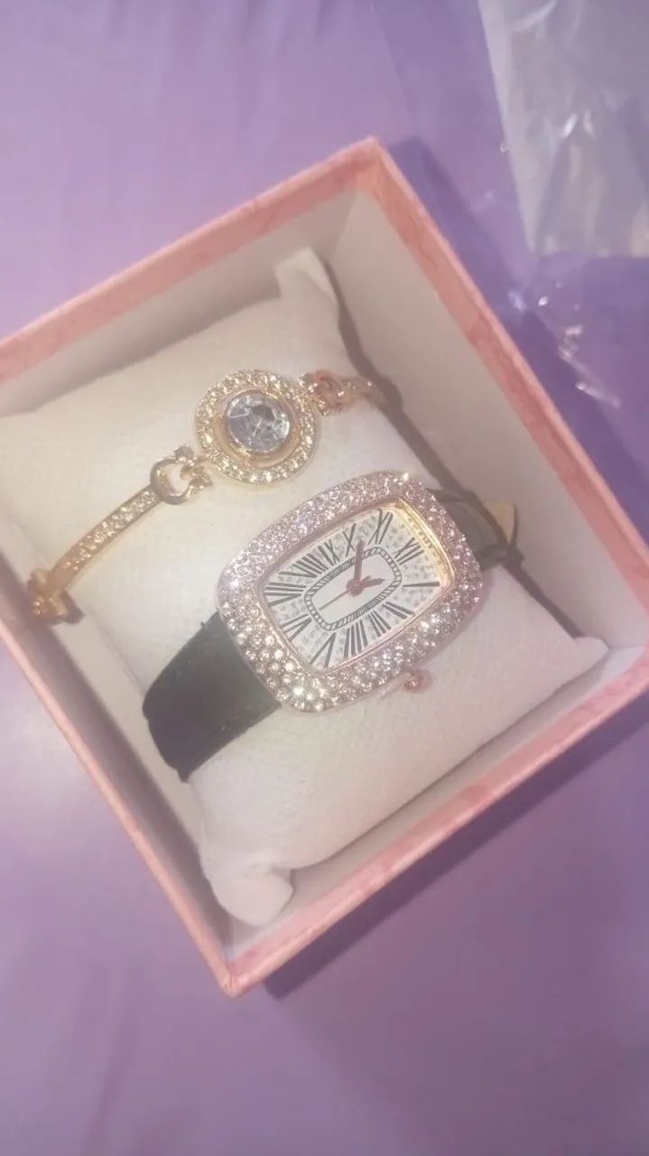 Lindo kit relógio e pulseira aprova d'água  - Foto 3