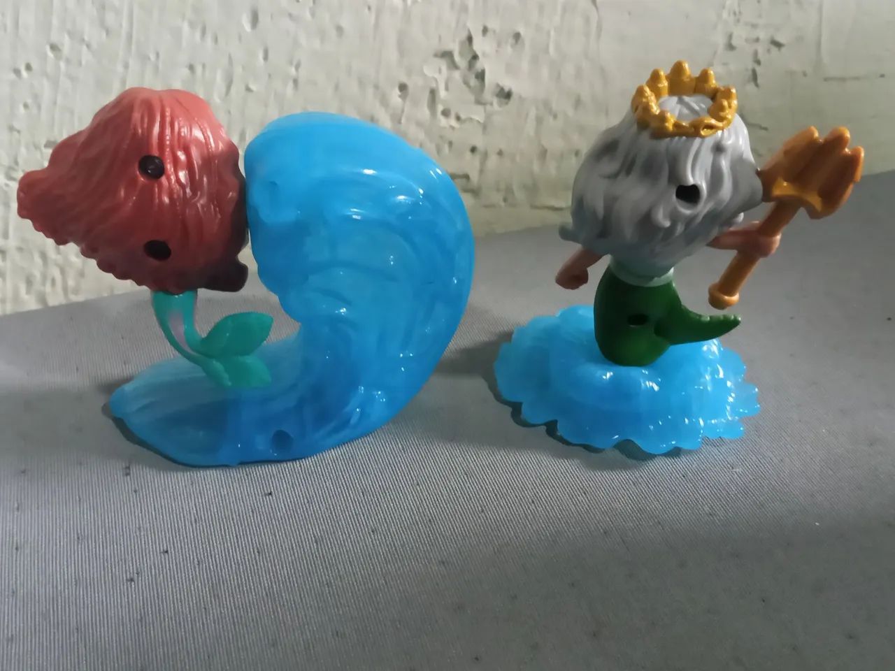 Dupla Rei Tritão e Ariel Live Action a Pequena Sereia Mcdonalds - Foto 6