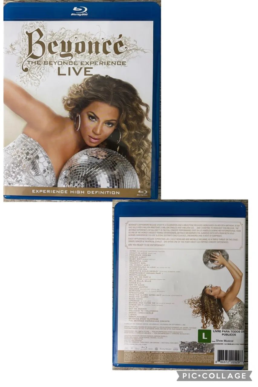 Kit 2 discos Beyoncé blu-ray e Gloria Estefan DVD - Foto 3