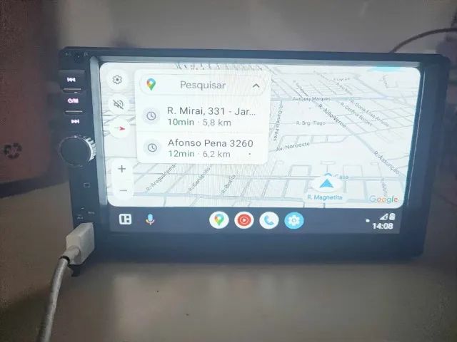 Multimídia CarPlay Android Auto