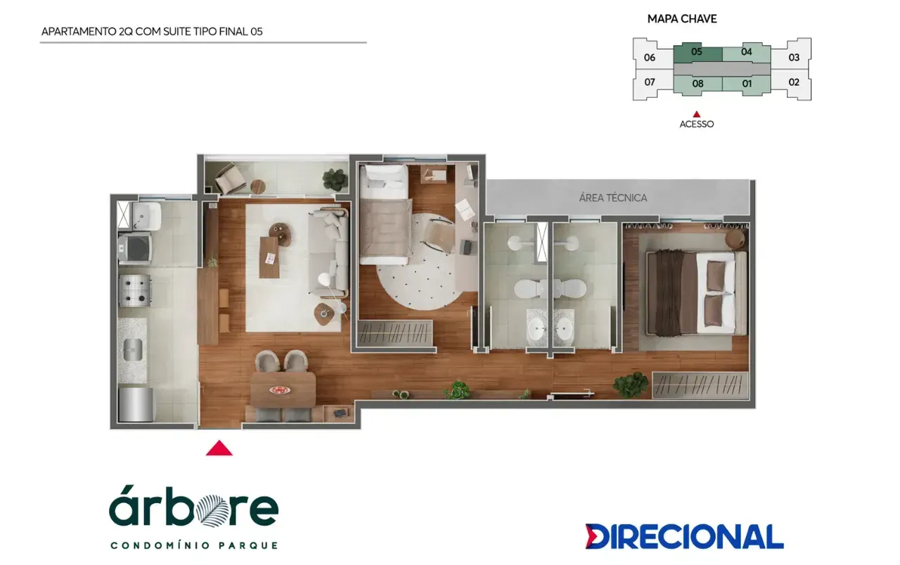 PLANTA 52m²