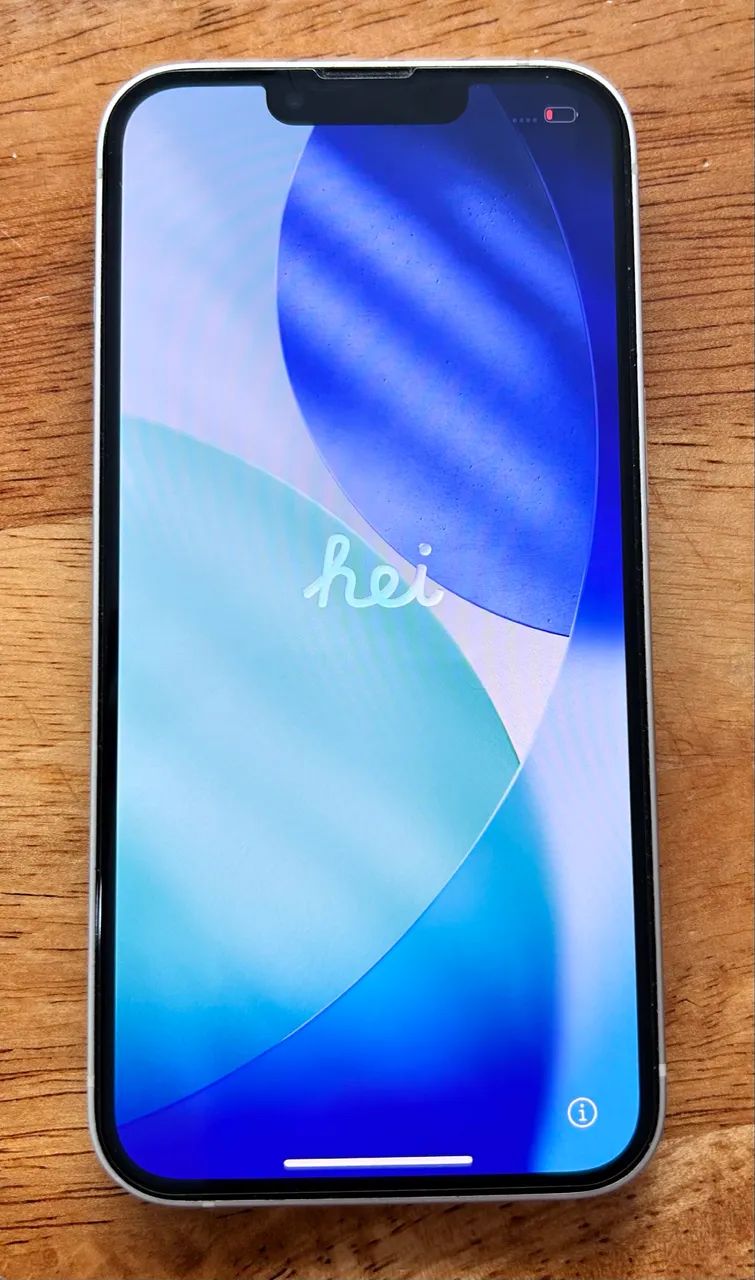iPhone 13 128G Branco com Caixa e Nota Fiscal.