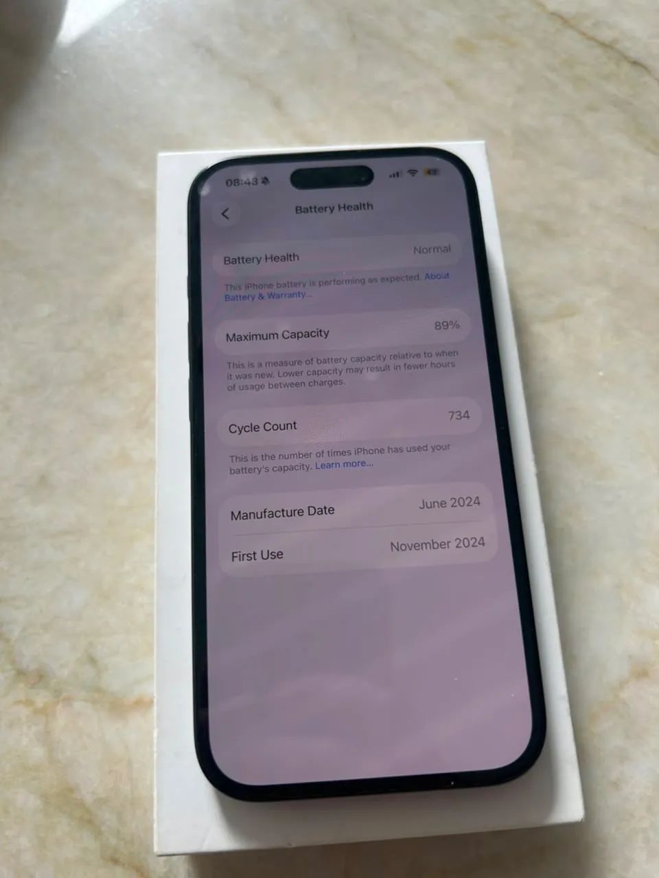 iPhone 16 - Black - 128gb - Usado e sem marcas de uso  - Foto 3