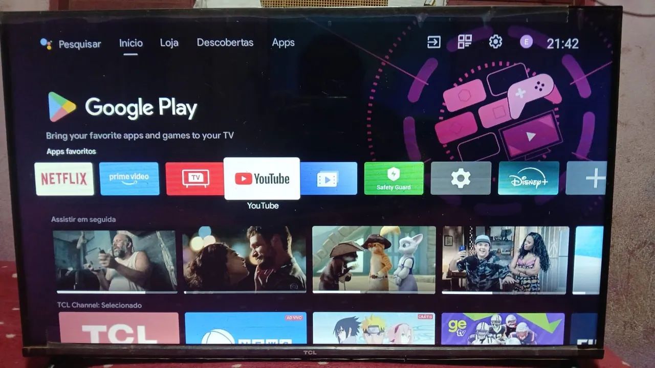 Tcl smart sistema Android 32 polegadas  - Foto 3
