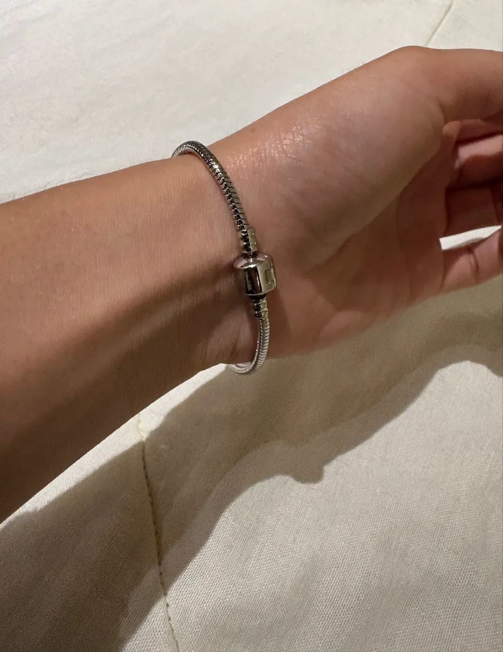 Pulseira semijoia prata Via Rara