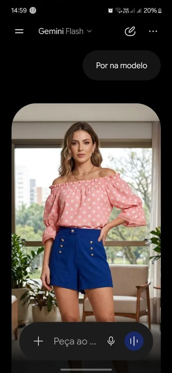 Blusinhas e shorts P,M. - Foto 3