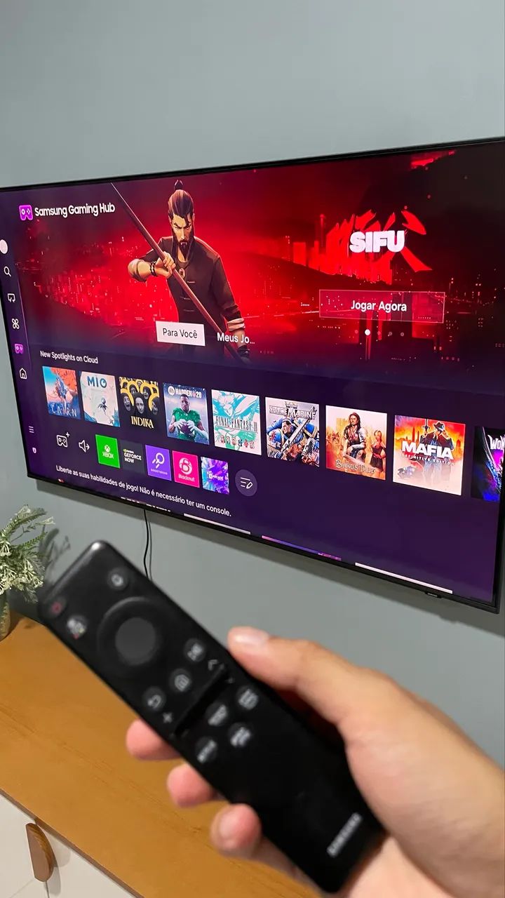 TV smart Samsung 55? polegadas Qled 4K - Foto 3