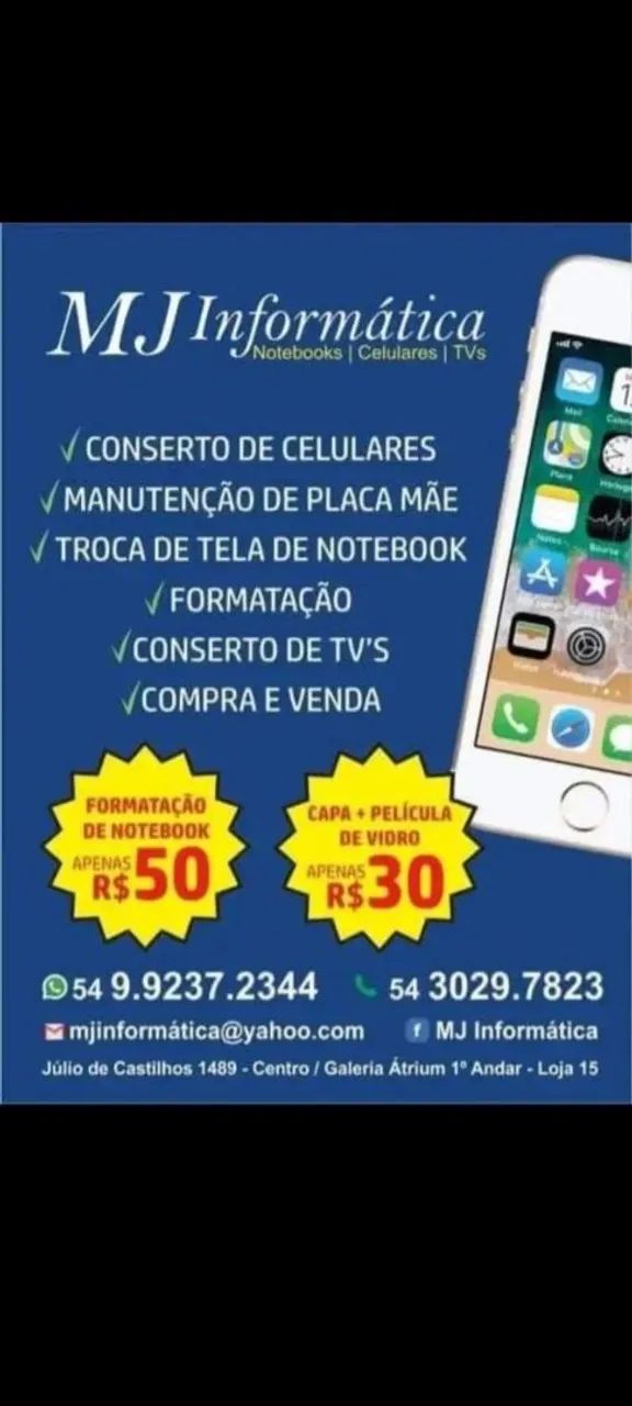 Formação de notebook e Pc 