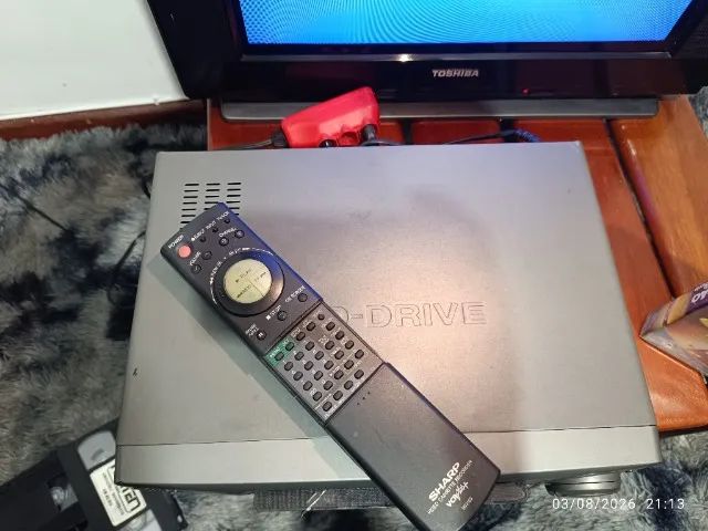 Video Cassete Sharp 6 cabeças Stereo + Controle - Foto 5