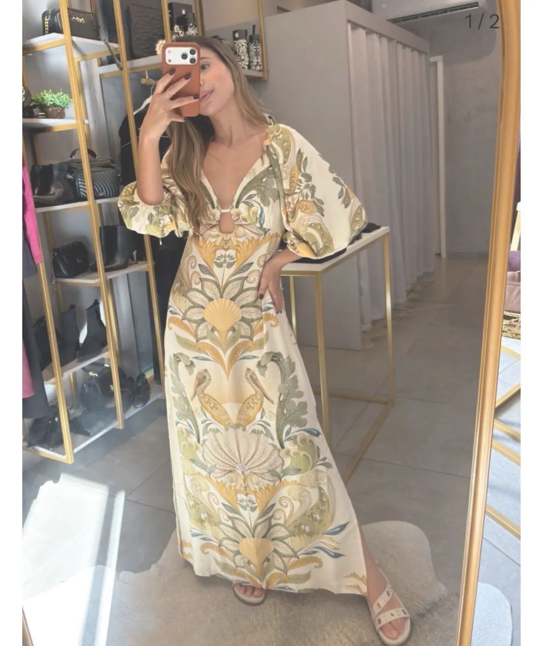 Vestido Farm Jardim de Mar  - Foto 2