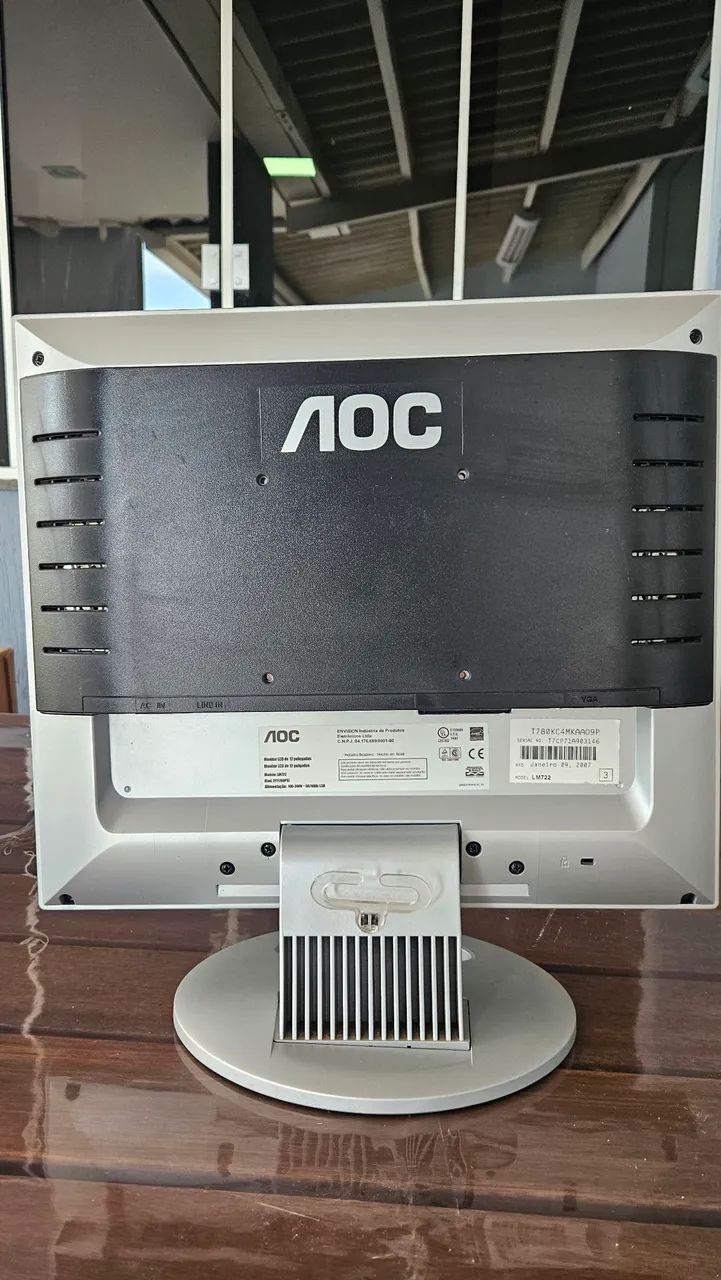 Monitor AOC 17 polegadas LCD  - Foto 2