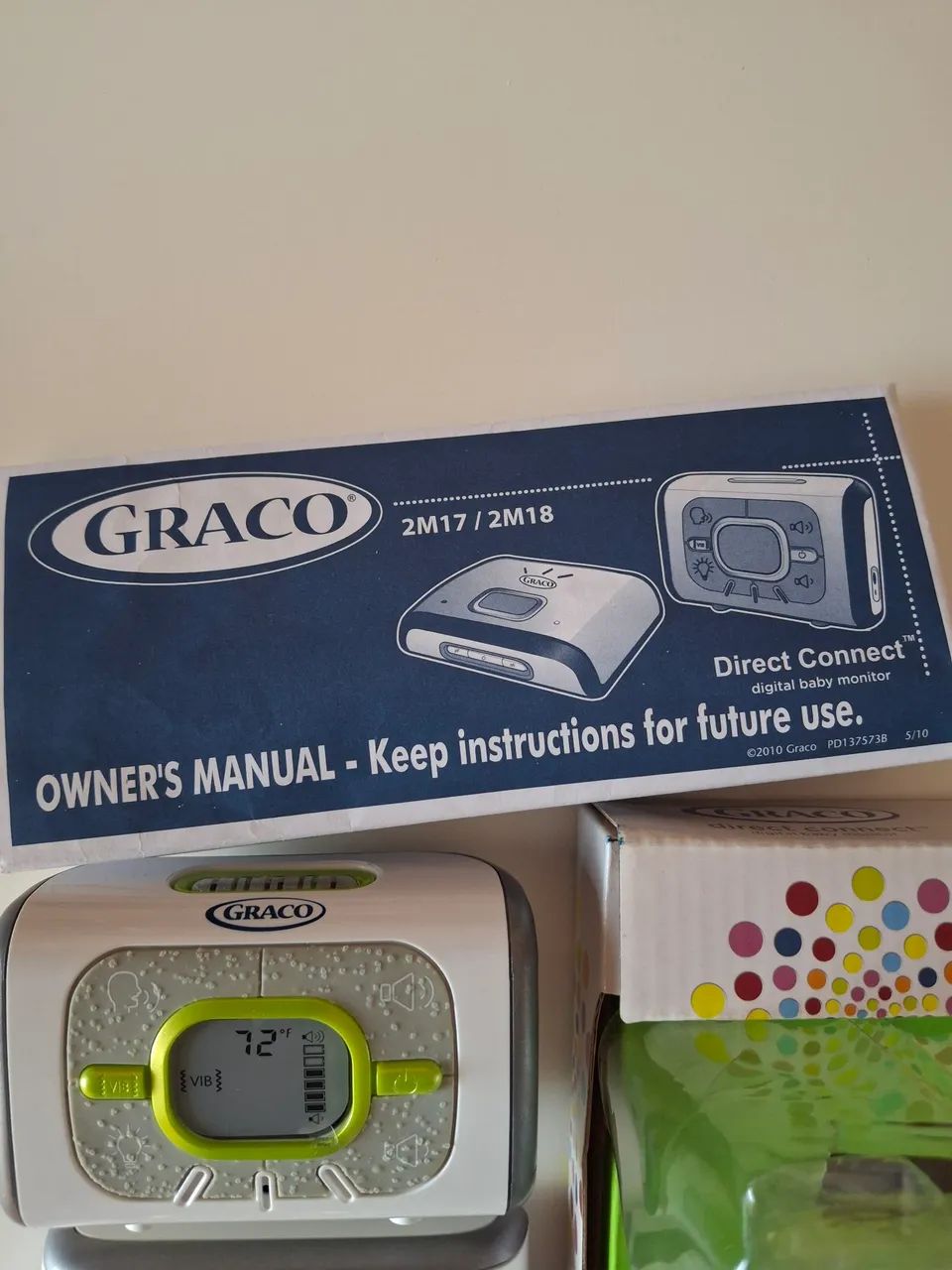 Babá Eletrônica Graco Direct Connect 2M18 - NOVA SEM USO - Caixa Original (110v) - Foto 3