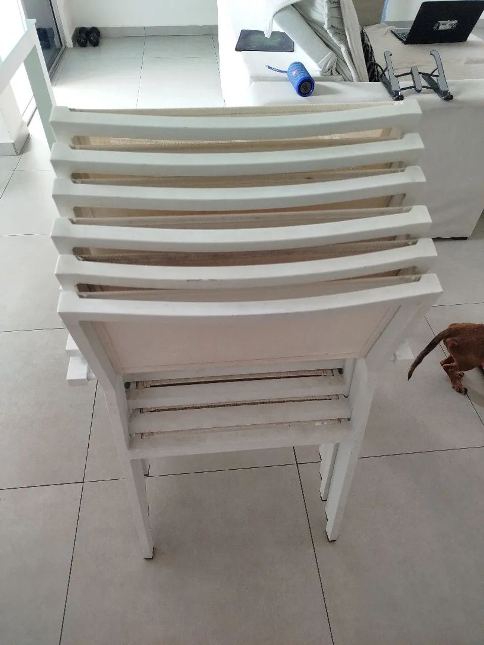 6 Cadeira 100% alumínio com Telado - Foto 4