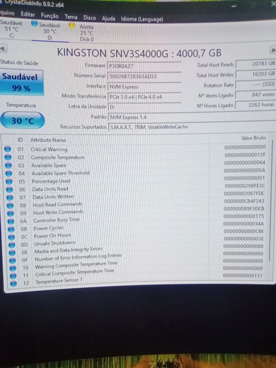 SSD nvme 4tb Kingston NV3 PCIe 4.0 PC note e PS5 - Foto 4