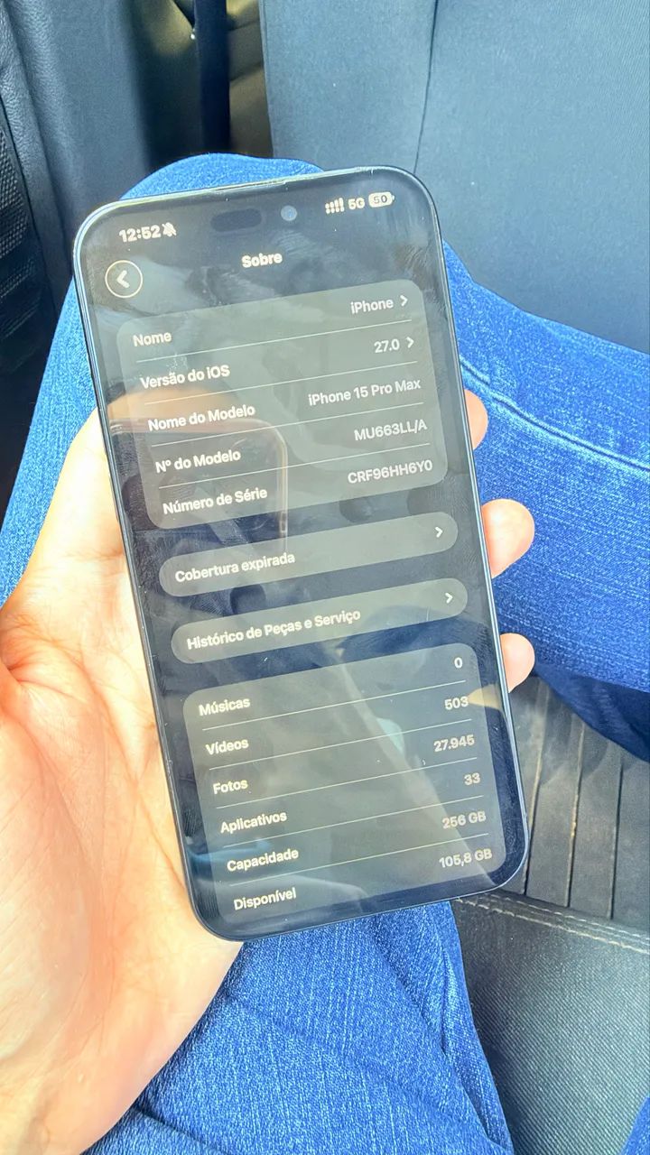 iPhone 15 Pro Max - 256 Gb - preto - Foto 3