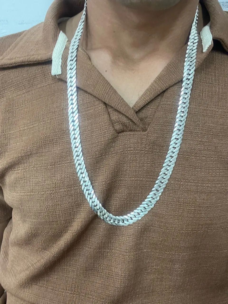 Cordão e pulseira de prata  - Foto 2