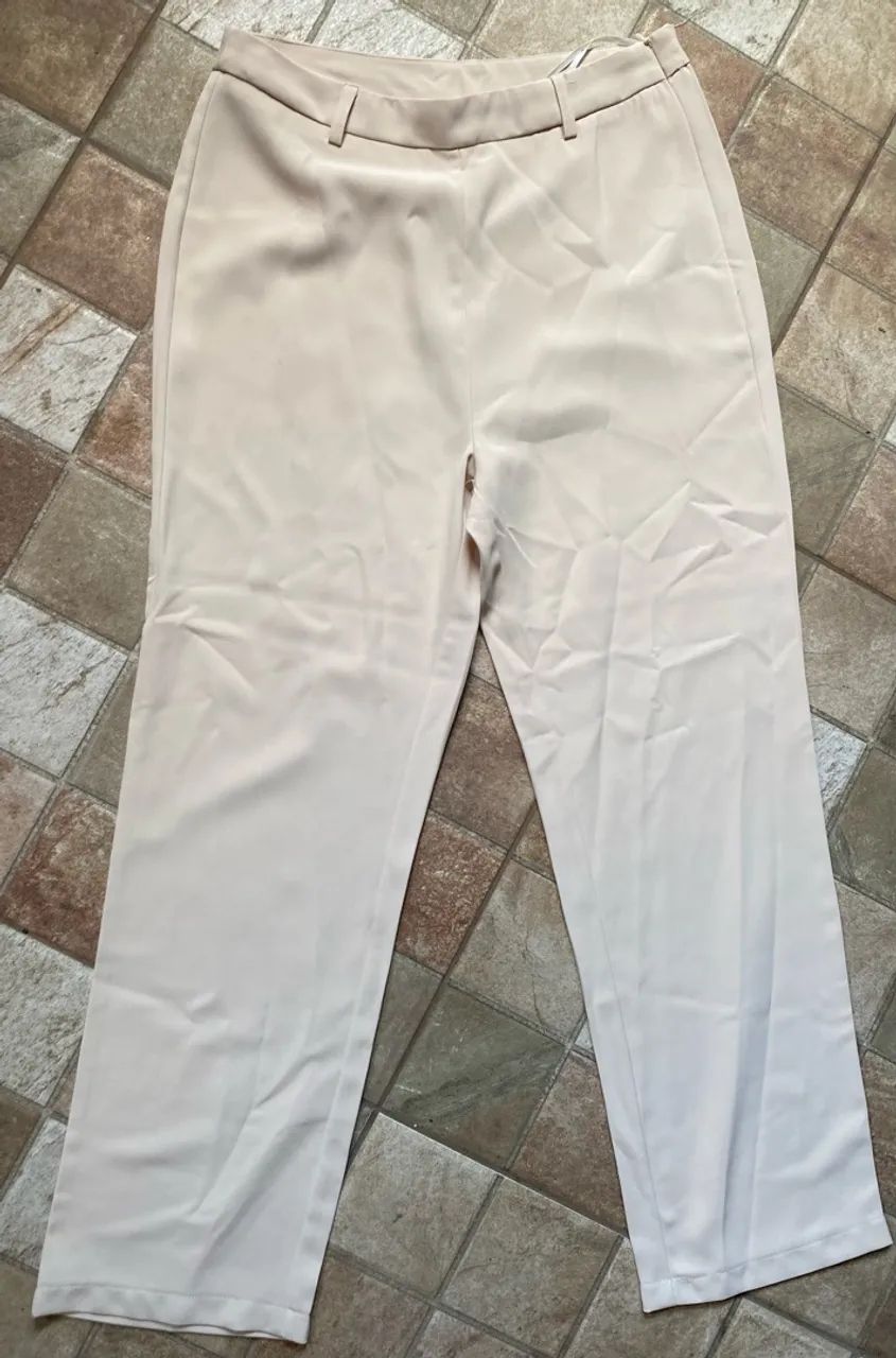 Calça creme G alfaiataria  - Foto 3