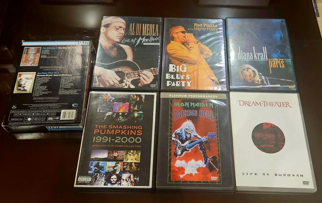 洋楽 262294 All in - the Cds Coleção DVDs Originais Rock e Jazz - R$ 20 cada - CDs, DVDs etc