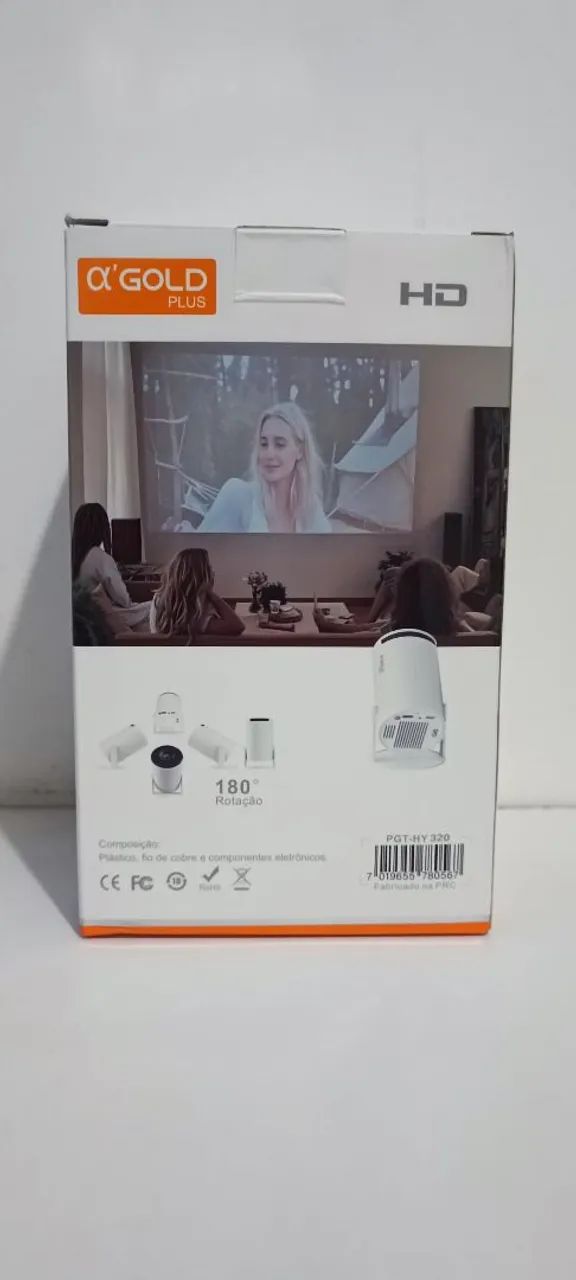 Projetor Android Hd Wifi 5g Bluetooth Smart Tv Portatil - Foto 4