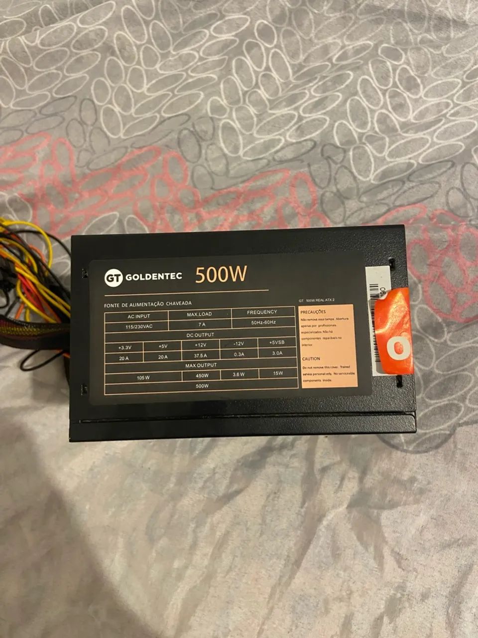 Fonte Goldentec, modelo GT 500W - Foto 3