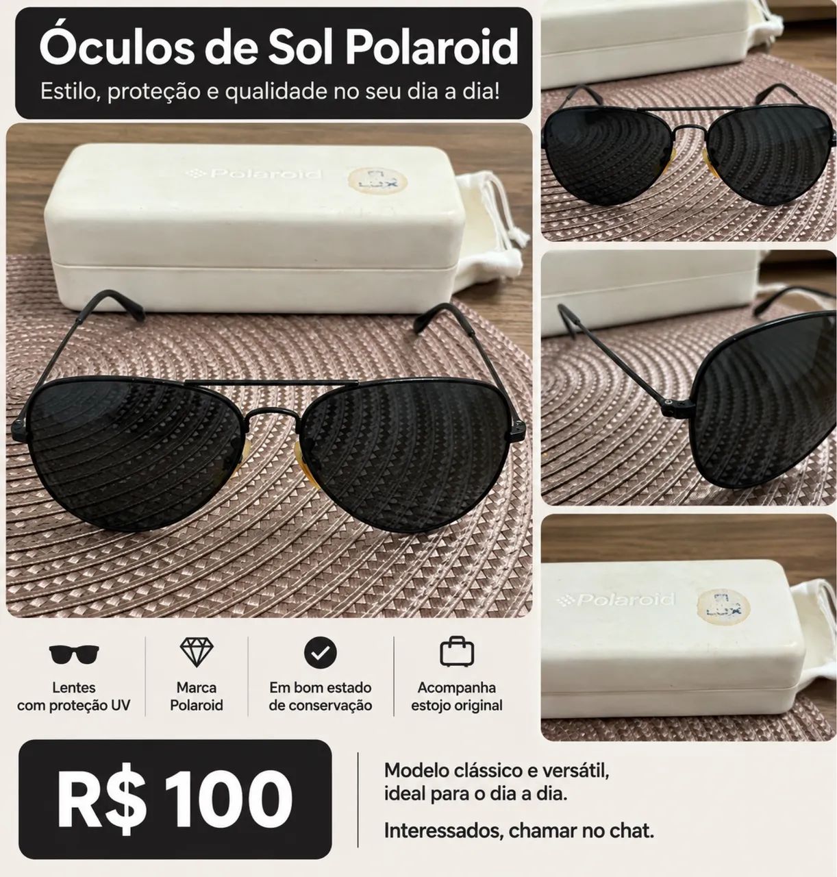 Óculos de sol Polaroid 