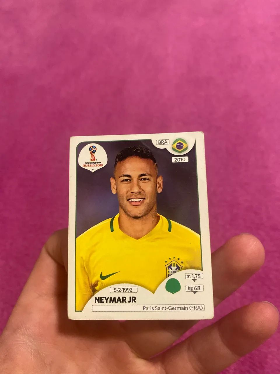 Figurinha do Neymar 2018