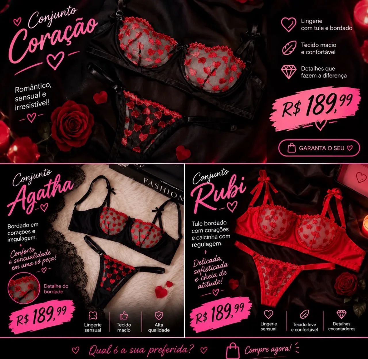 Conjunto Ágatha 