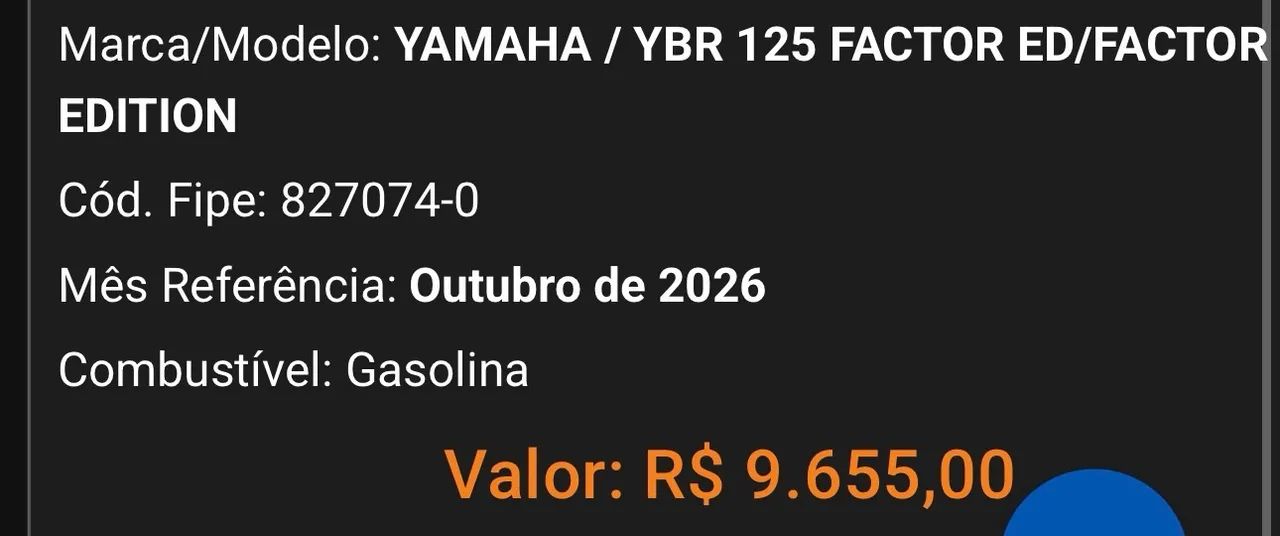 Yamaha YBR Factor Ed 125 2016  - Foto 5
