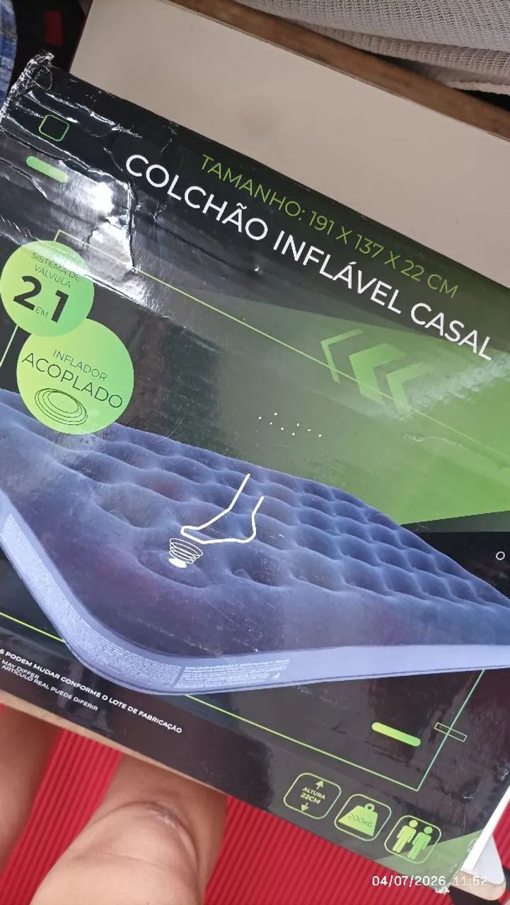Colchão inflável casal 