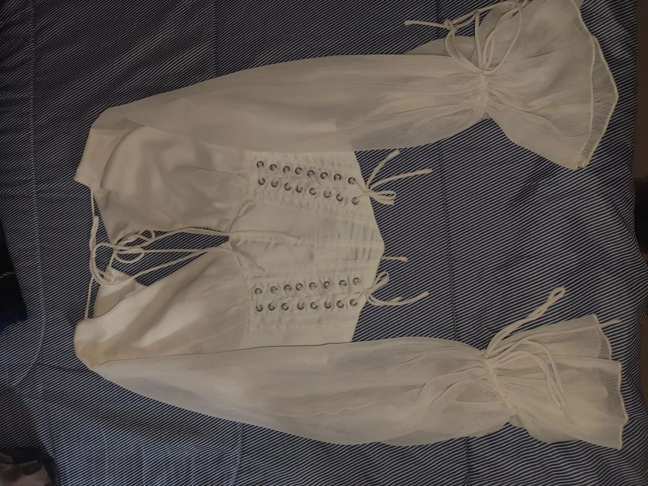 Blusa elegante manga longa  - Foto 3