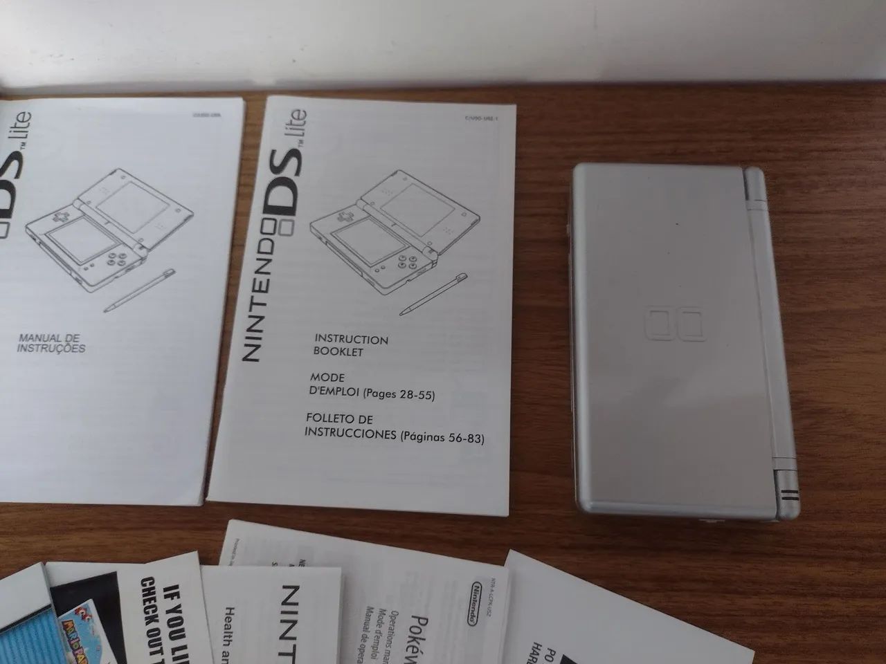 Nintendo DS Lite prata completo + R4 - Foto 4