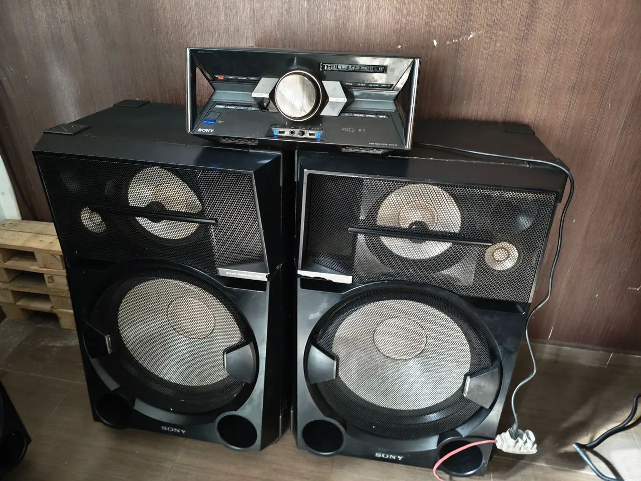 Caixas som sony shake 99